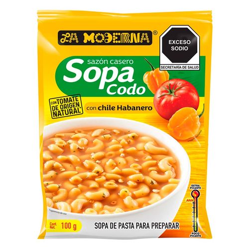 Sopa en sobre La Moderna Codo con Habanero 100g