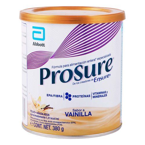 Alimento Esecializado Prosure Vainilla Polvo 380g