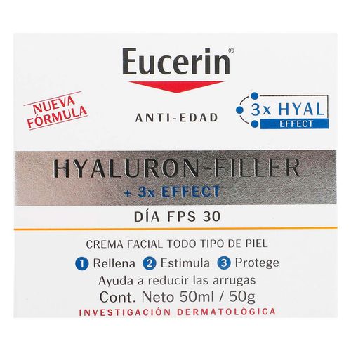 Crema Facial Eucerin Hyaluron Fps30 Tipo de Piel 50ml