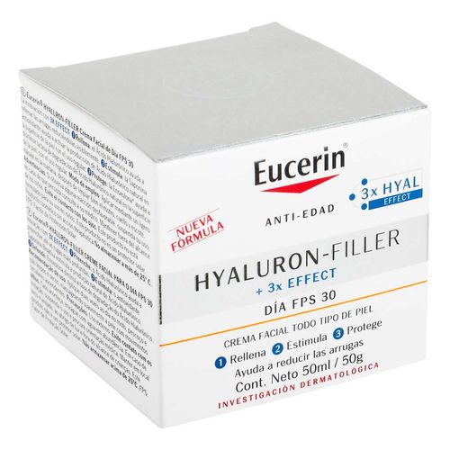 Crema Facial Eucerin Hyaluron Fps30 Tipo de Piel 50ml