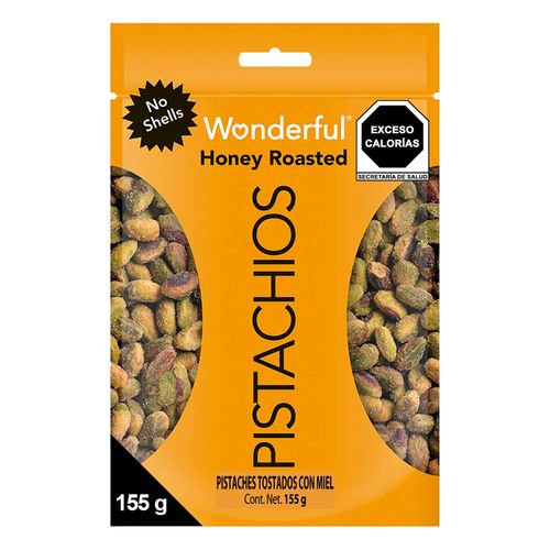 Pistaches Wonderful Miel Sin Cáscara 155g