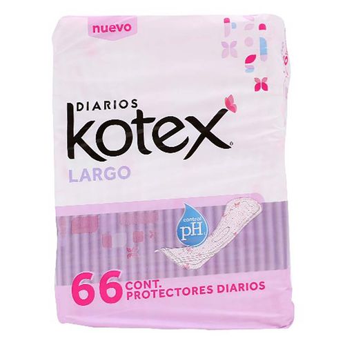 Pantiprotector Kotex Largo 66 Piezas