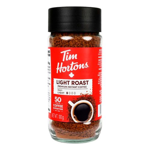 Café Instantaneo Tim Hortons Tostado Ligero 100g