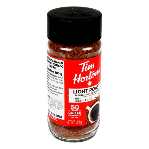 Café Instantaneo Tim Hortons Tostado Ligero 100g