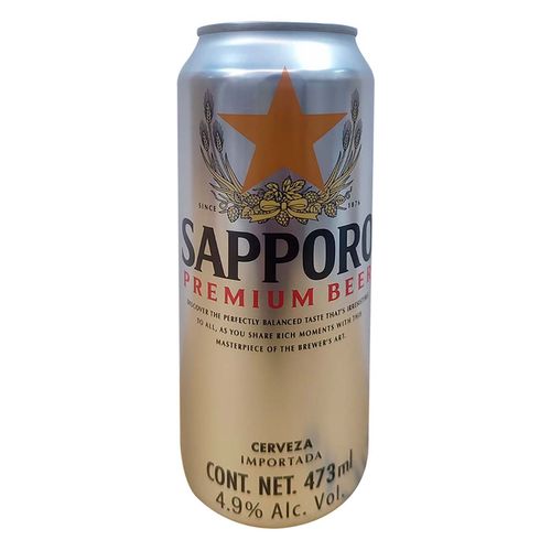 Cerveza Sapporo Premium 473ml