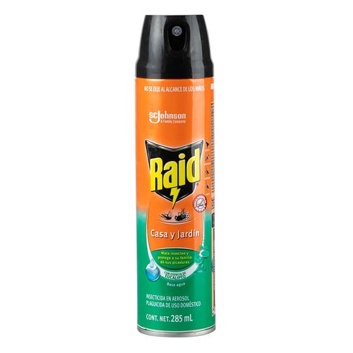 Insecticida en Aerosol Raid Casa y Jardín Esencia de Eucalipto 285ml