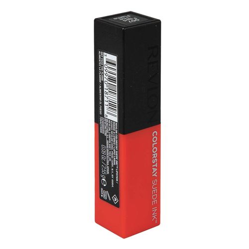 Lápiz Labial Revlon ColorStay Suede Ink tono 007 Feed The Flame