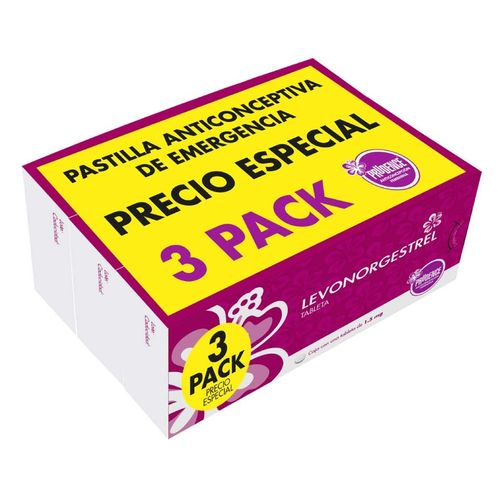Pastilla Anticonceptiva de Emergencia Prudence 1 Tripack