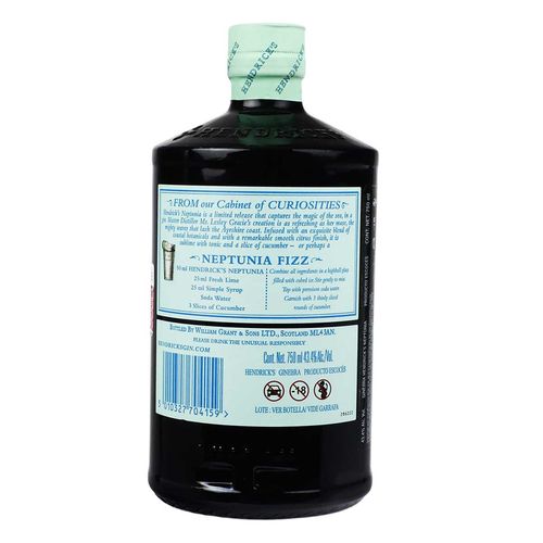 Ginebra Hendricks Neptunia 750ml