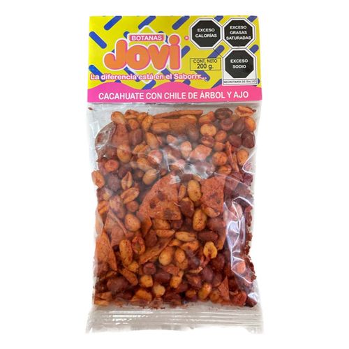 CACAHUATES C/CHILE Y AJO JOVI BSA 200g