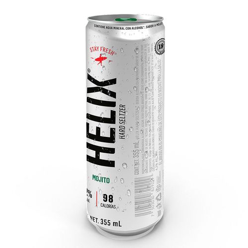 Hard Seltzer Helix Mojito 355ml