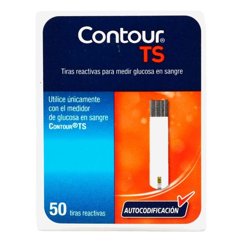Tiras Reactivas Contour-Ts 50 Piezas