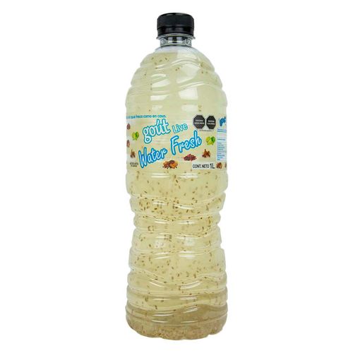 Agua Saborizada Gout Live Sabor Limón con Chía 1L
