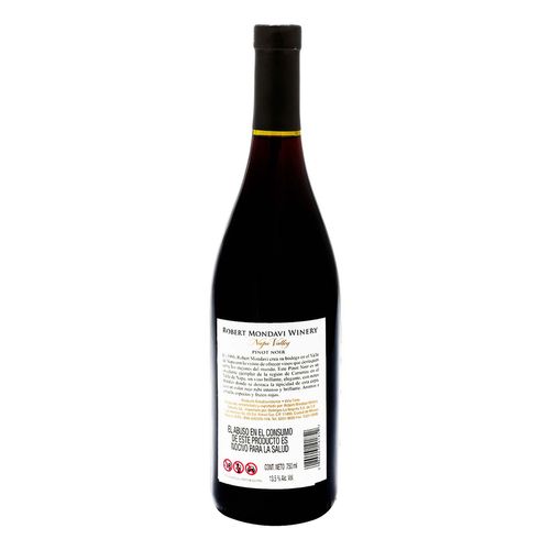 Vino Tinto Robert Mondavi Pinot Noir 750ml