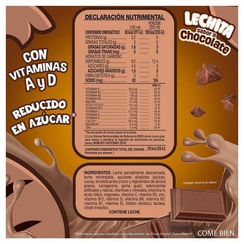 Leche Deslactosada Kellogg's Choco Krispis Sabor A Chocolate 200ml