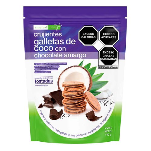 Galleta Tropical Fields Coco Chocolate 140g
