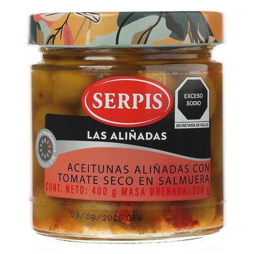 Aceituna Serpis Tomate Seco 400g