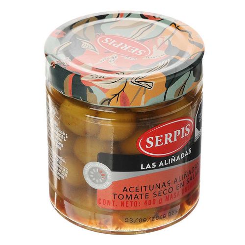 Aceituna Serpis Tomate Seco 400g
