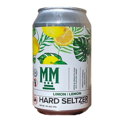 Hard Seltzer Mundo Maya Limón 350ml