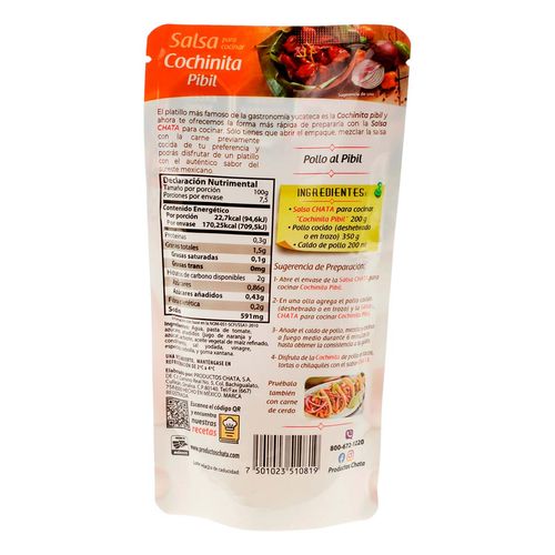Salsa Chata Para Cocina Cochimita 200g