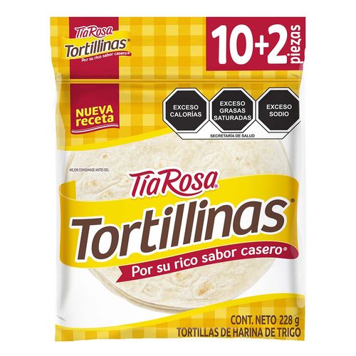 Tortilla De Harina Tia Rosa 12 Peizas 228g