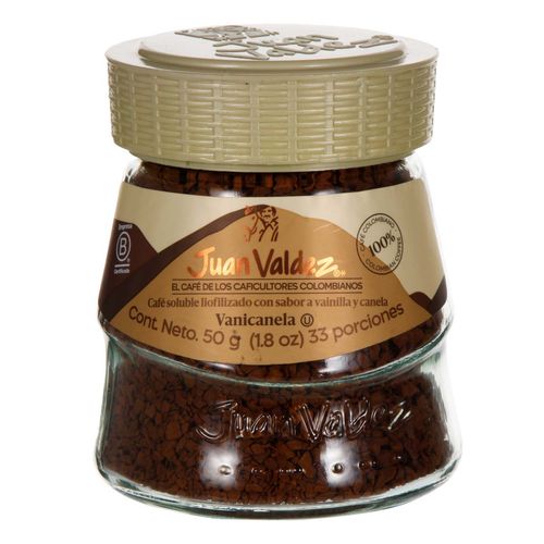 Cafe Liofilizado Juan Valdez Vanicanela 50g