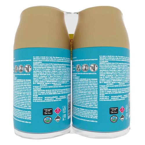 Aromatizante Glade Repuesto Paraíso Azul 270ml