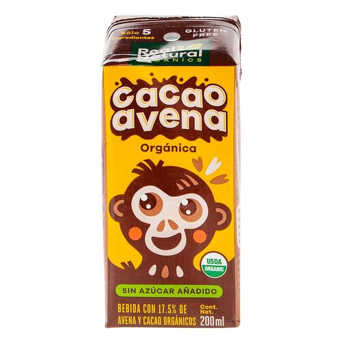 Bebida Real Natural Avena Cacao 200ml