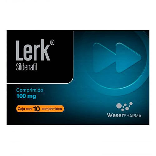 Cápsulas Lerk 100mg Caja con 10 Cápsulas