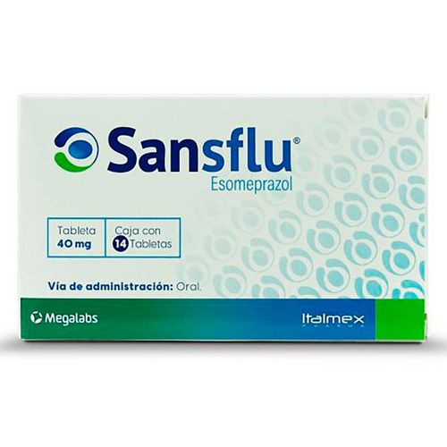 Tabletas Sansflu 40mg 14 Tabletas