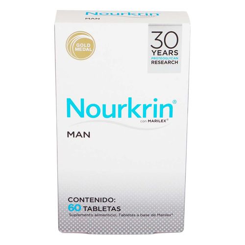 Suplemento Alimenticio Nourkrin Man 60 Tabletas