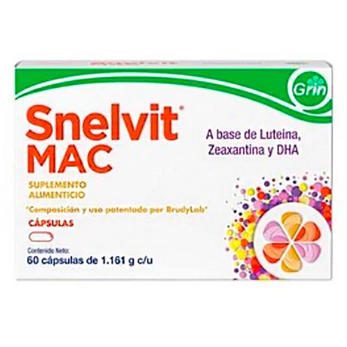 Suplemento Alimenticio Snelvit Mac 1.161g 60 Cápsulas