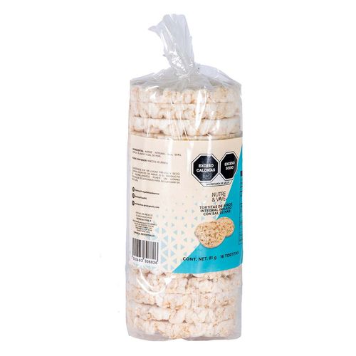 Rice Cake Nutre y Vive Sal de Mar 80g