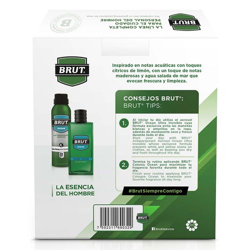 Colonia Brut Ocean Caballero Estuche 1 Colonia + 1 Antitranspirante