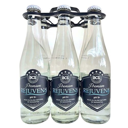 Agua Alcalina Rejuven8 6 Pack de 355ml c/u