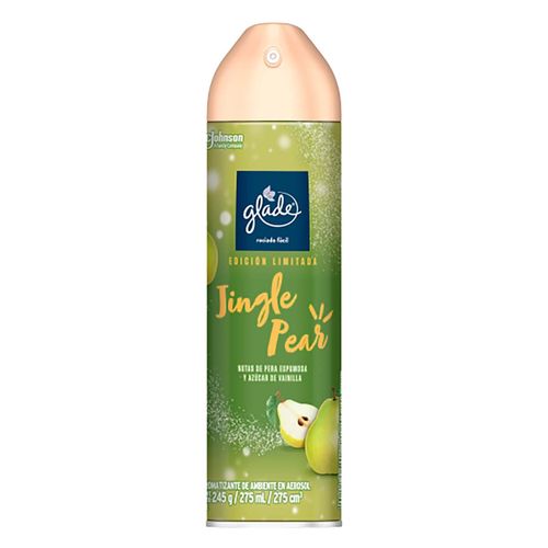 Aromatizante en Aerosol Glade Edición Limitada Jingle Pear 275ml