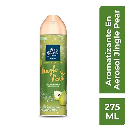 Aromatizante en Aerosol Glade Edición Limitada Jingle Pear 275ml