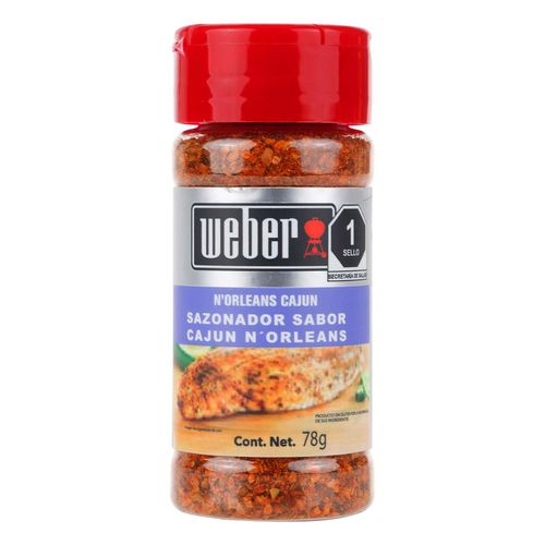 Sazonador Weber Cajun N Orleans 78g