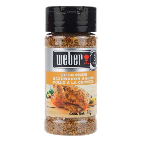 Sazonador Weber Pollo A La Cerveza 81g