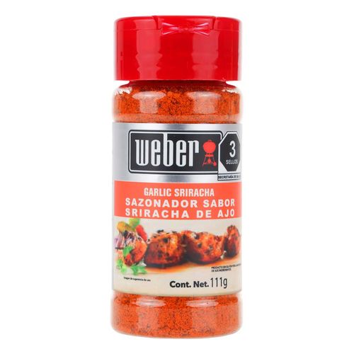 Sazonador Weber Sriracha Ajo 111g