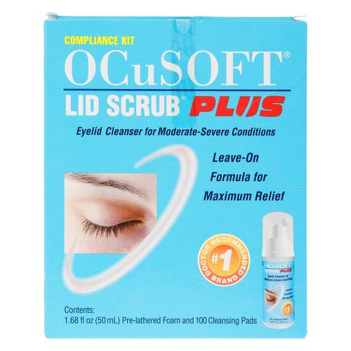Limpiador de Párpados Ocusoft para Condiciones Moderadas-Severas 50ml