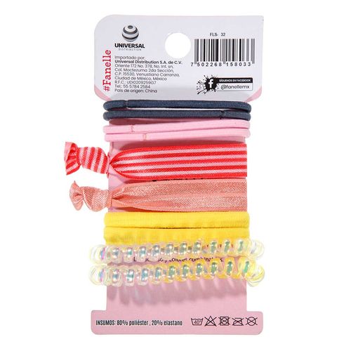 Ligas Fanelle Colores FLS-32 10 Piezas
