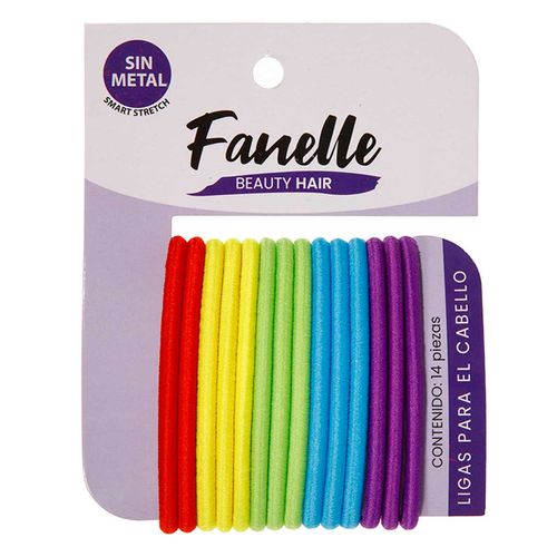 Ligas Fanelle Colores FESML1010R 14 Piezas