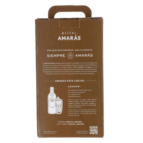 Mezcal Amarás 750ml + Mezcal Amarás 200ml
