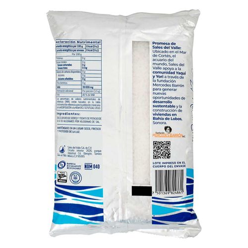 Sal Mar de Cortés Grano Grueso 1Kg