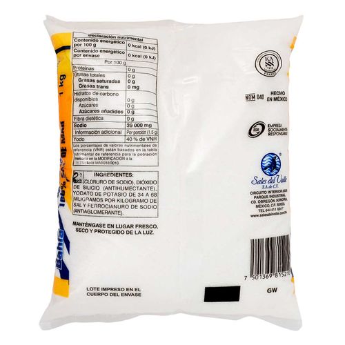 Sal Bahía Yodada 1kg