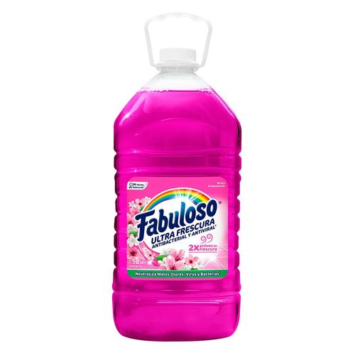 Limpiador Multiusos Fabuloso Brisa Primaveral Olor Ultra Frescura 5L