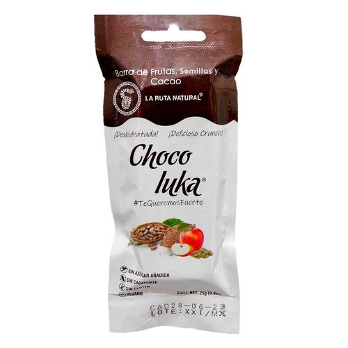 Barra La Ruta Natural Cacao Choco Luka 25g