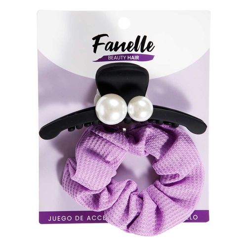 Pinza y Dona para el Cabello Fanelle FD-16 2 Piezas