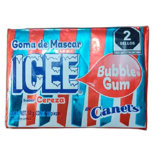 Goma de Máscar Icee Cereza 50g